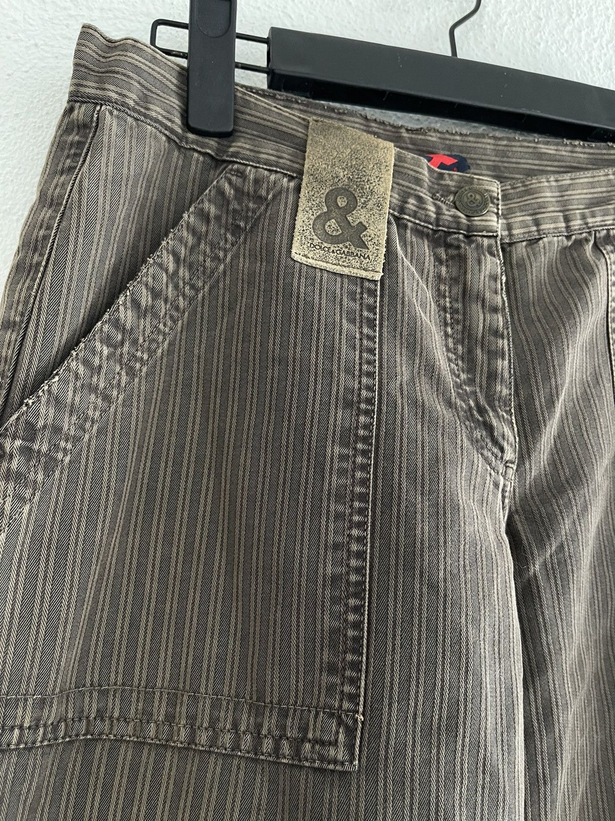Dolce & Gabbana Dolce Gabbana Striped Pants Size US 29 - 3 Thumbnail
