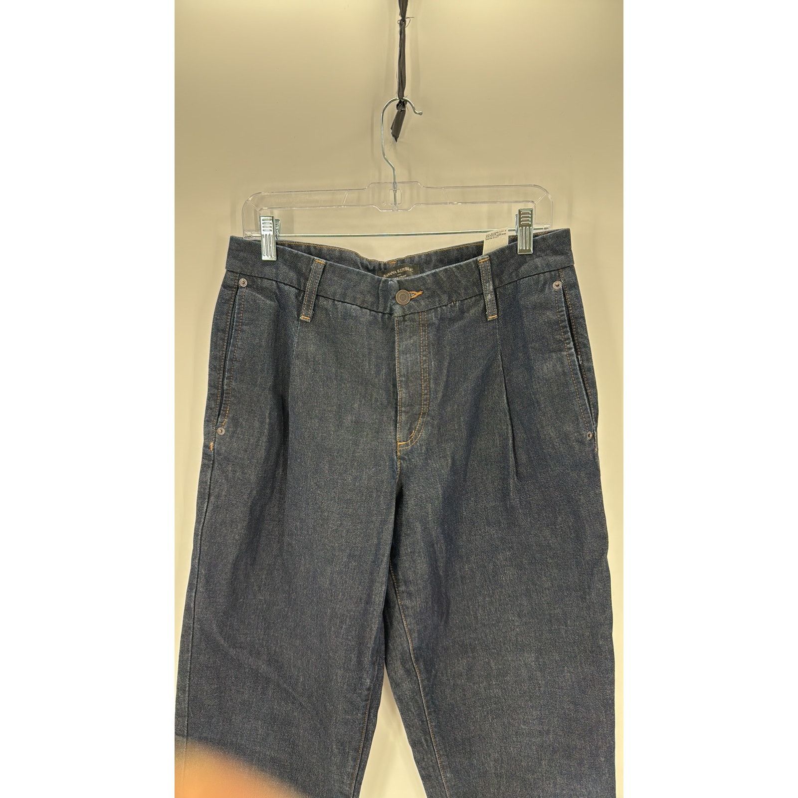 Banana Republic Banana Republic mid rise straight leg pleated front jeans Size 32" / US 10 / IT 46 - 2 Thumbnail