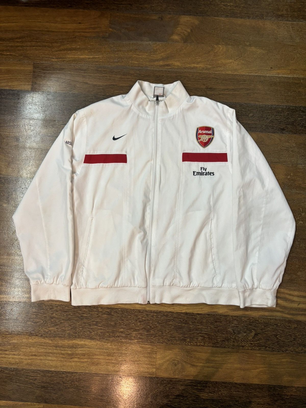 Nike Arsenal Training Jacket Vintage Original Nike Size US L / EU 52-54 / 3 - 1 Thumbnail