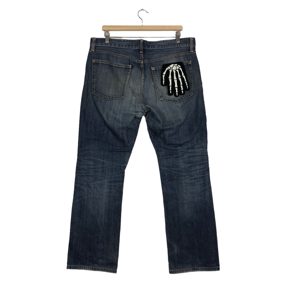 Japanese Brand 🔥Rare Straight Cut Denim Jeans Uniqlo Japan Issey Miyake Size US 36 / EU 52 - 7 Thumbnail