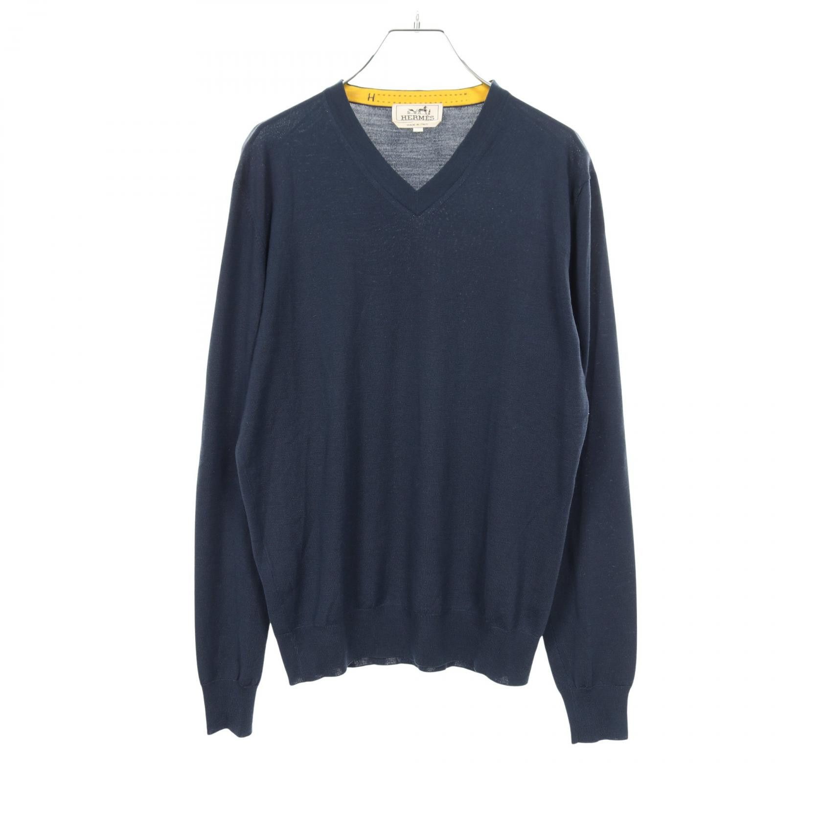 Hermes Hermes Hermes Wool Knit Top Textile Tops DUTY FREE for USA Size ONE SIZE - 1 Thumbnail