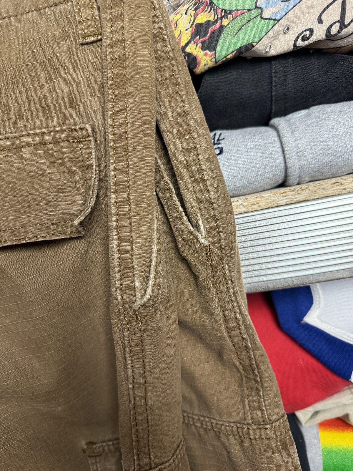 Carhartt × Vintage Vintage Brown Carhartt Cargo Pants Size US 34 / EU 50 - 13 Thumbnail