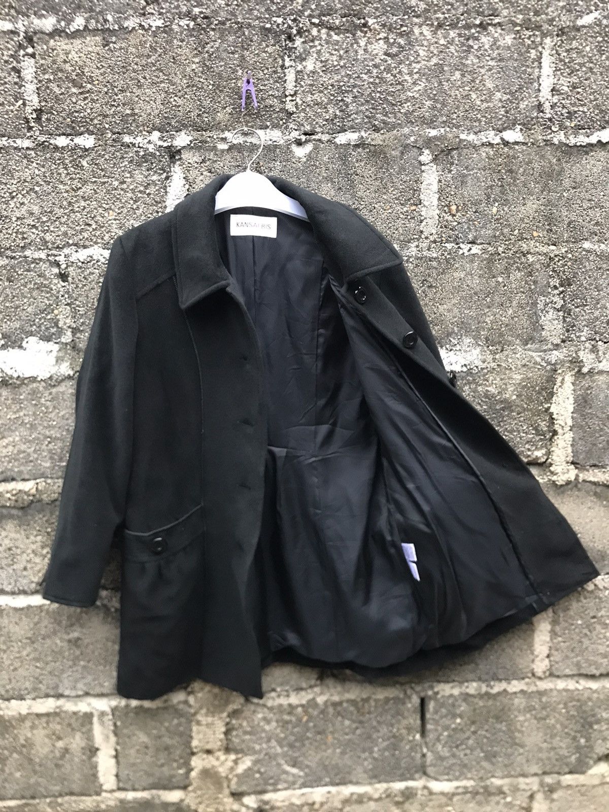 Kansai Yamamoto ⚡️Vintage Kansai Yamamoto Bis Button Coat Jacket Size S / US 4 / IT 40 - 8 Thumbnail