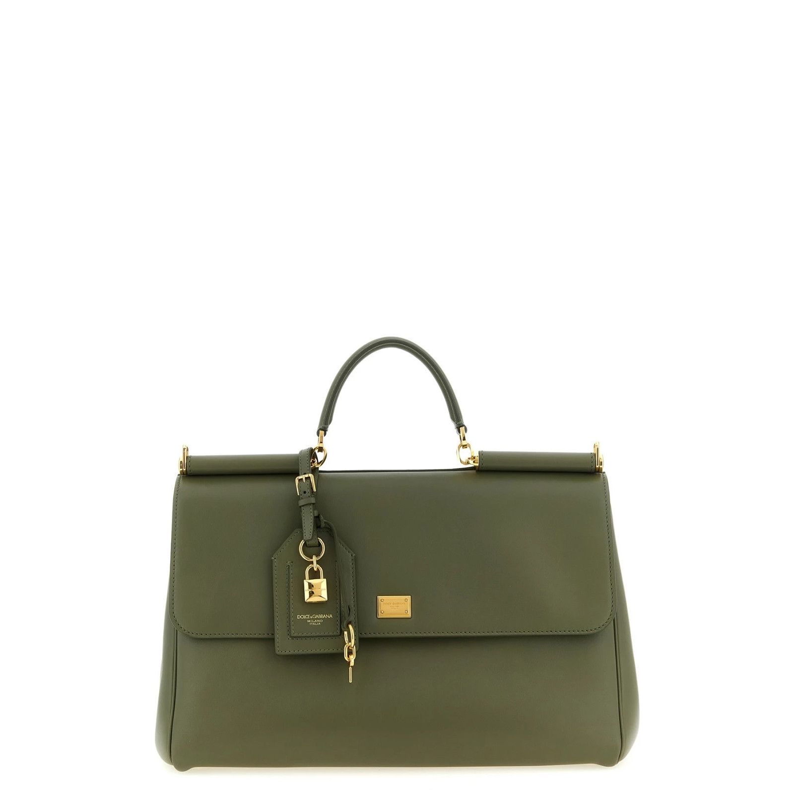 DOLCE & GABBANA My Sicily Maxi Green Top Handle Bag New & Au