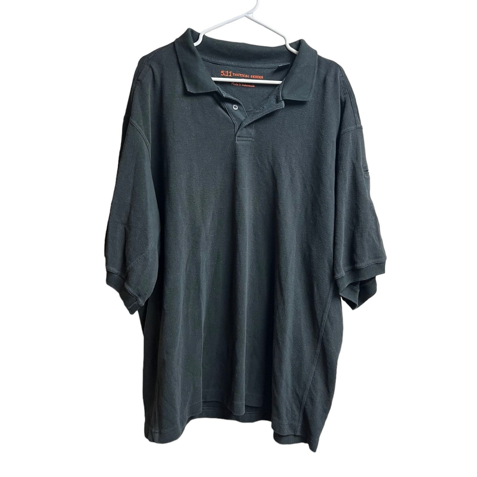 5.11 5.11 Tactical Series Black Short Sleeve Polo Men's Size XL Size US XL / EU 56 / 4 - 1 Thumbnail