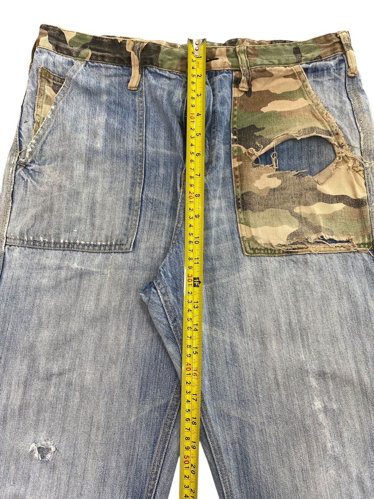 Japanese Brand Japanese Brand Faded Wash Ripped Style Distressed Jeans Size US 30 / EU 46 - 10 Thumbnail