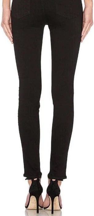 Rag & Bone Rag & Bone Yuki Skinny in Coal Bar split front. Size 30 Size 30" / US 8 / IT 44 - 3 Thumbnail