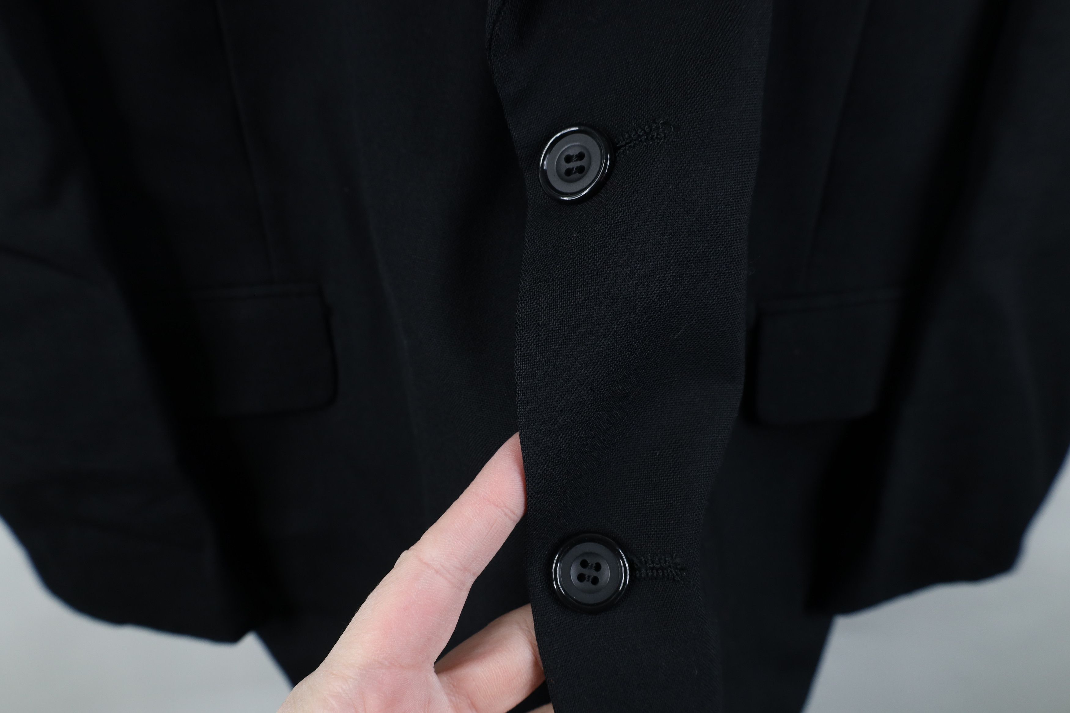 Vintage Vintage 70s Streetwear Suit Coat Blazer Jacket Black USA Size US XXL / EU 58 / 5 - 5 Thumbnail