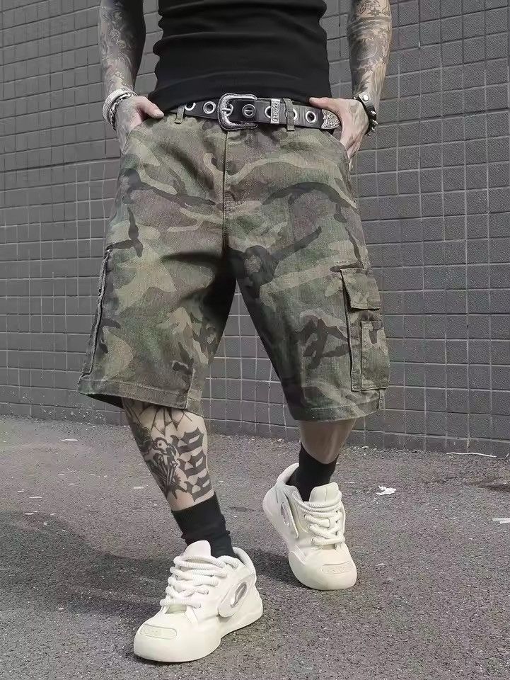 VIBE DRIP cargo Camo shorts jorts RETRO Size US 31 - 1 Thumbnail