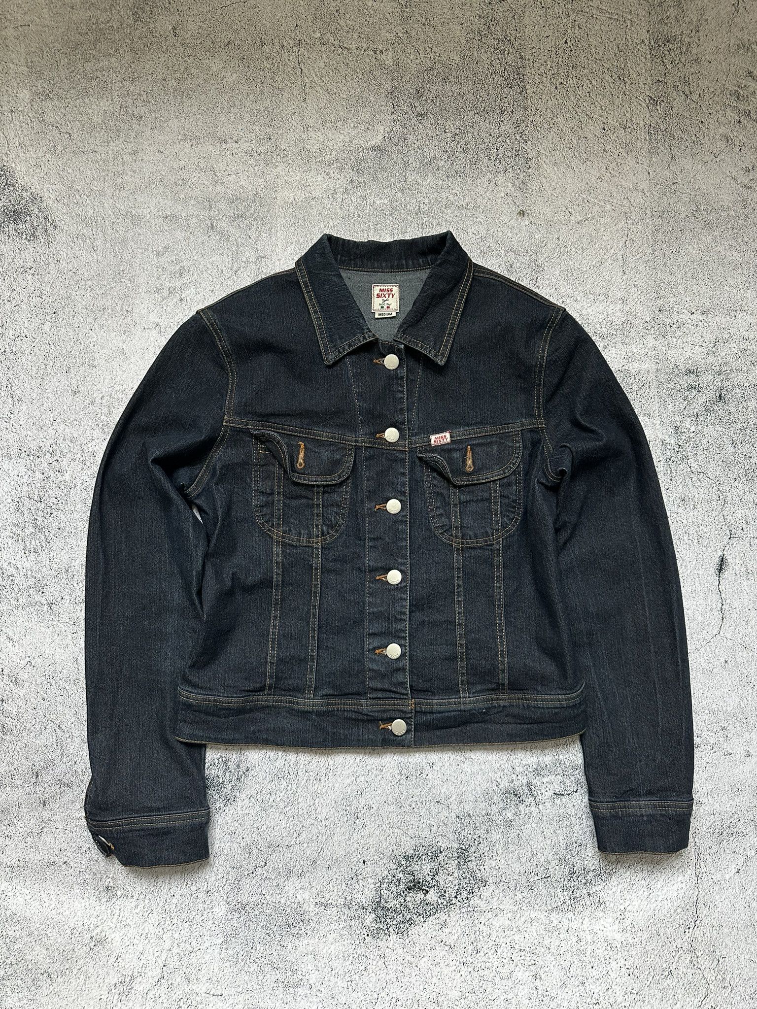 Miss Sixty Miss Sixty Blue Denim Button Jacket M Size Size M / US 6-8 / IT 42-44 - 1 Thumbnail