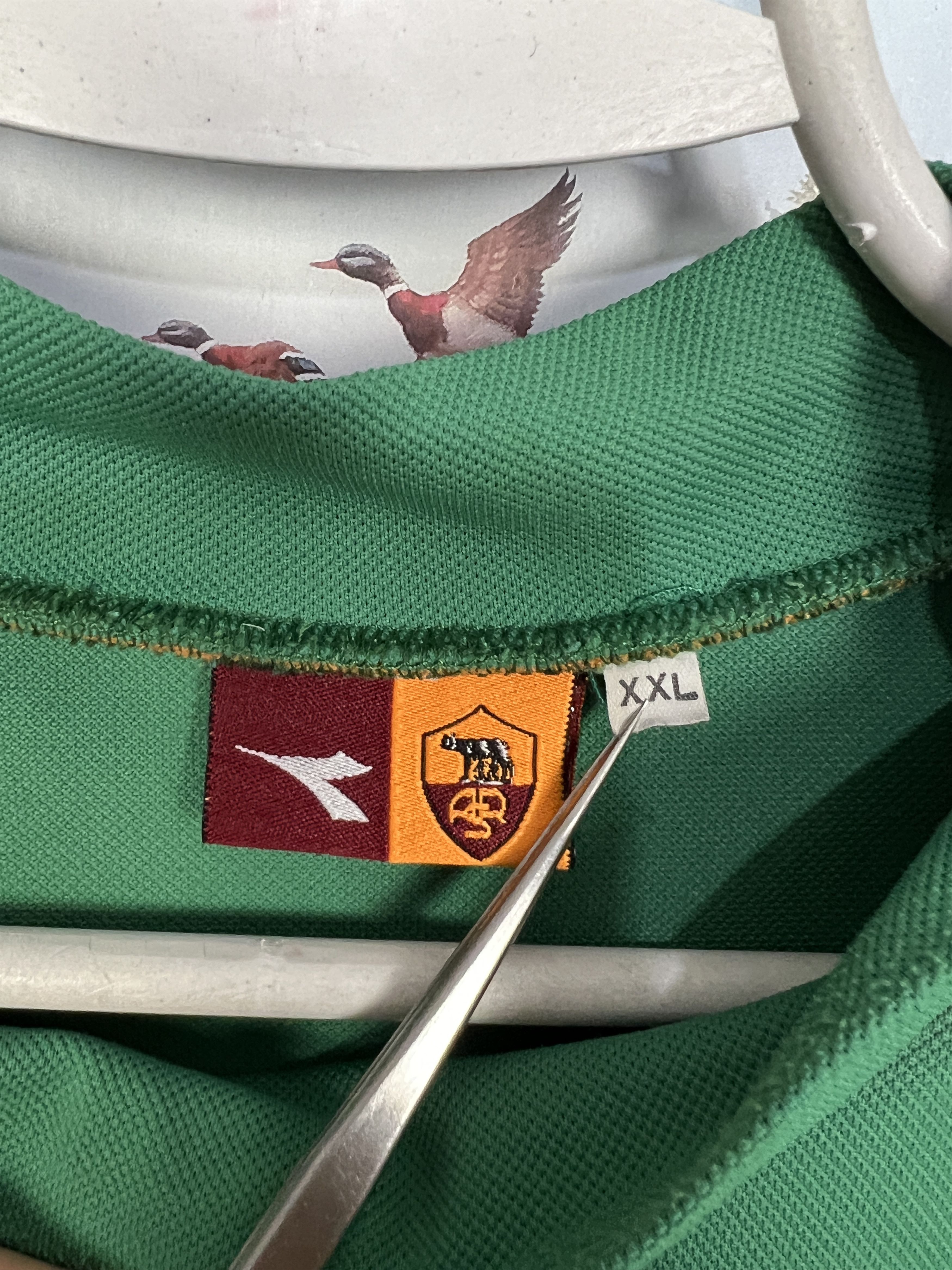 Diadora Vintage Diadora AS Roma Football Train Sweatshirt Soccer Size US XXL / EU 58 / 5 - 7 Thumbnail
