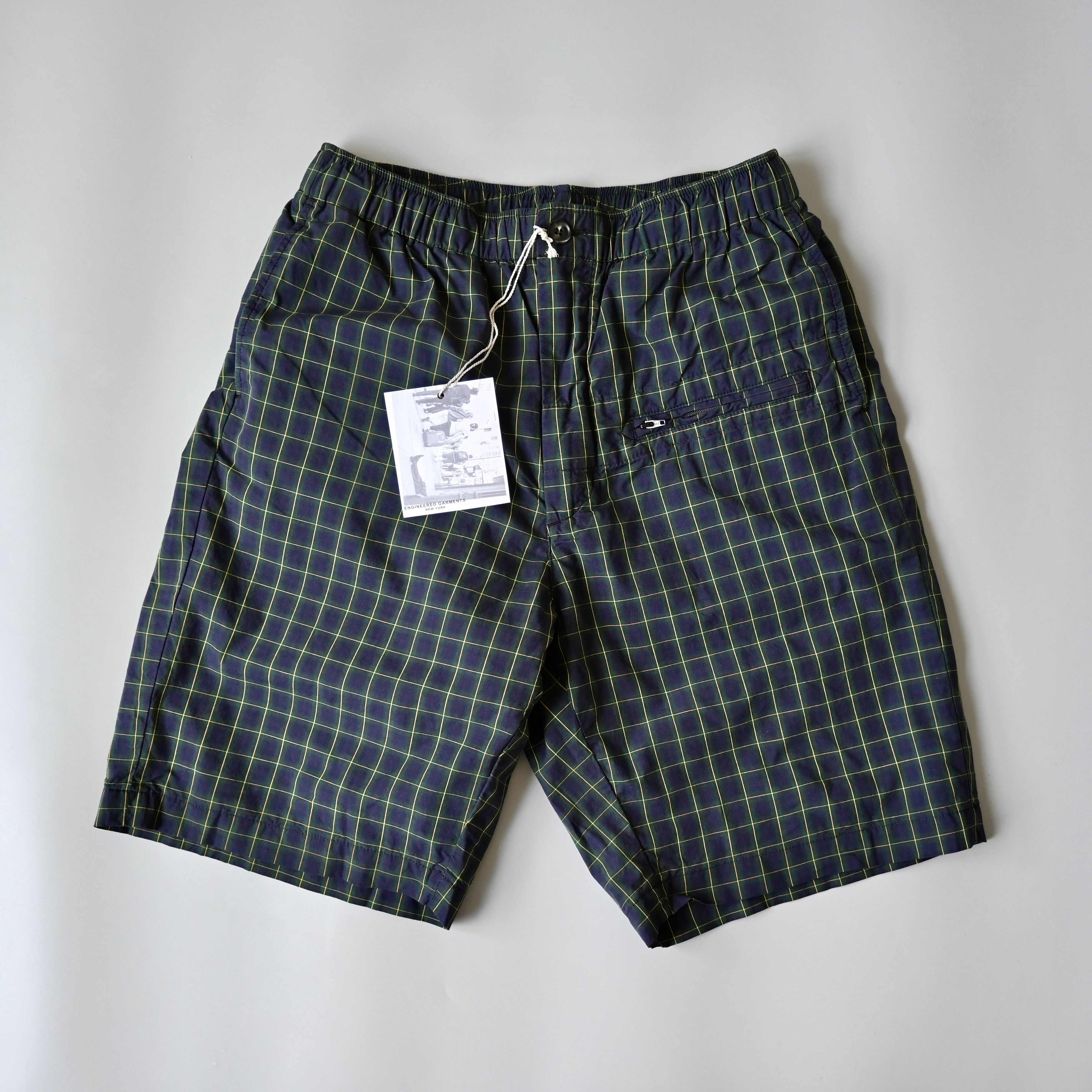 Engineered Garments UNUSED, Engineered Garments Ghurka Easy Shorts Green tartan Size US 33 - 2 Thumbnail