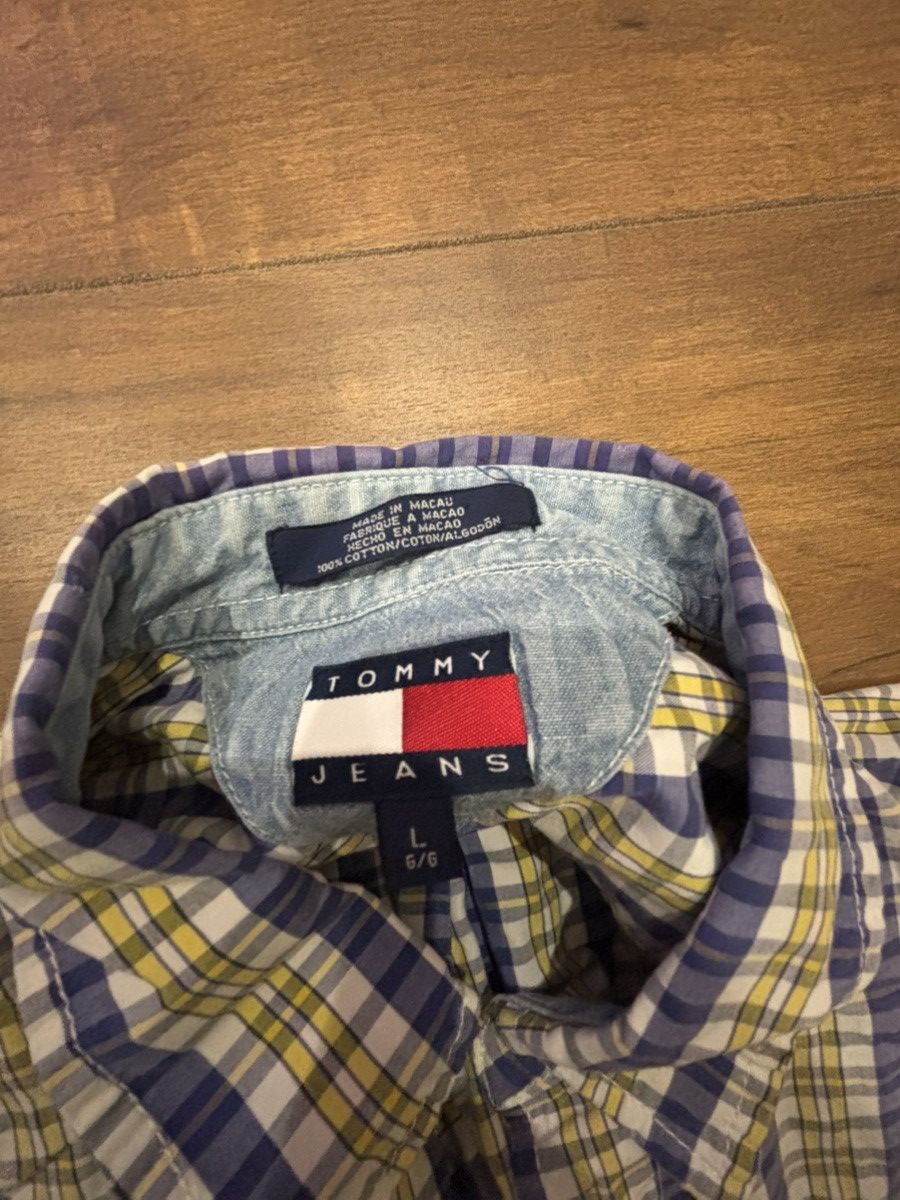 Tommy Jeans VTG Tommy Jeans Button Up Size US XL / EU 56 / 4 - 2 Thumbnail
