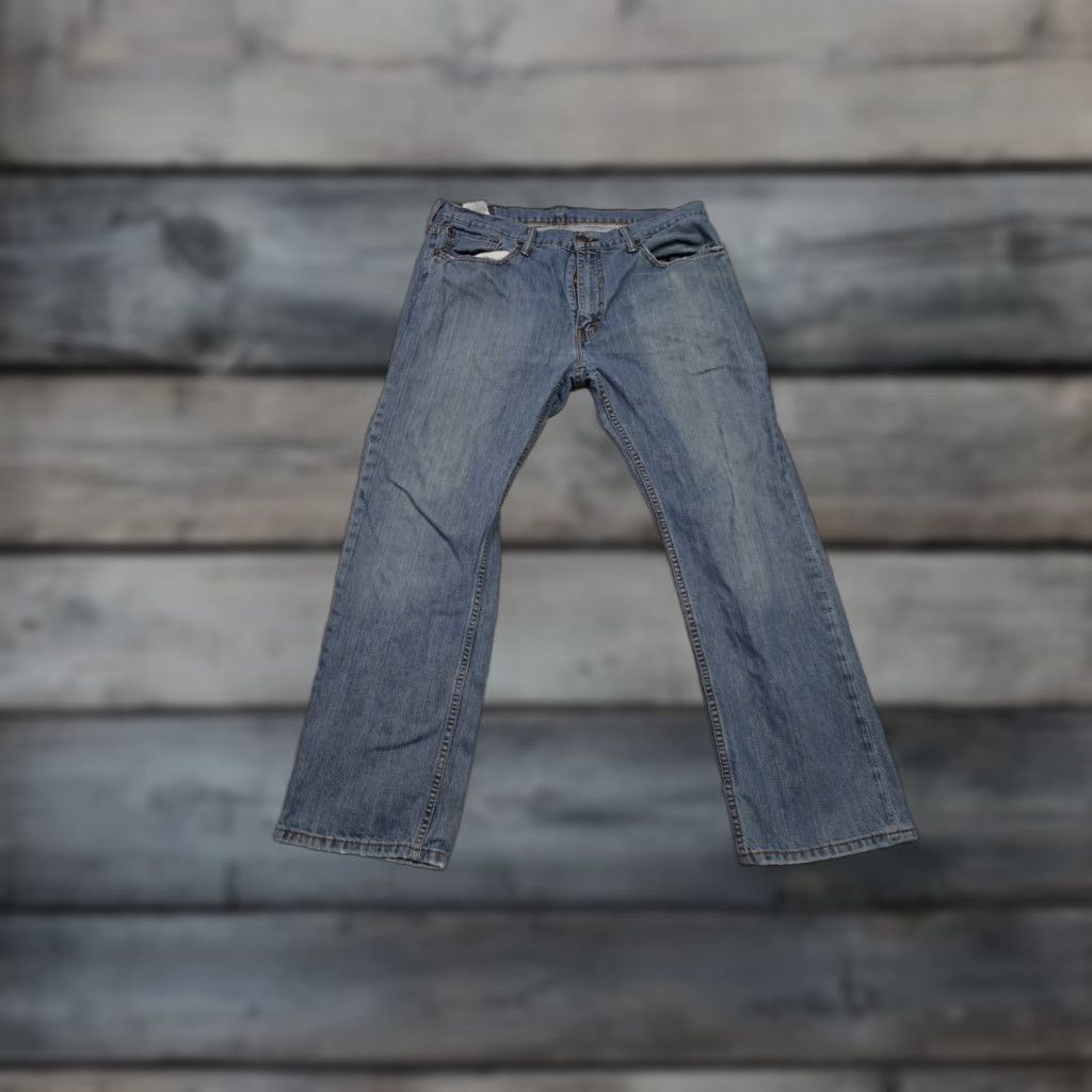 Levi's Levi's 559 Jeans Mens 36x30 Blue Relaxed Straight Light Wash Denim USA Size US 36 / EU 52 - 1 Thumbnail