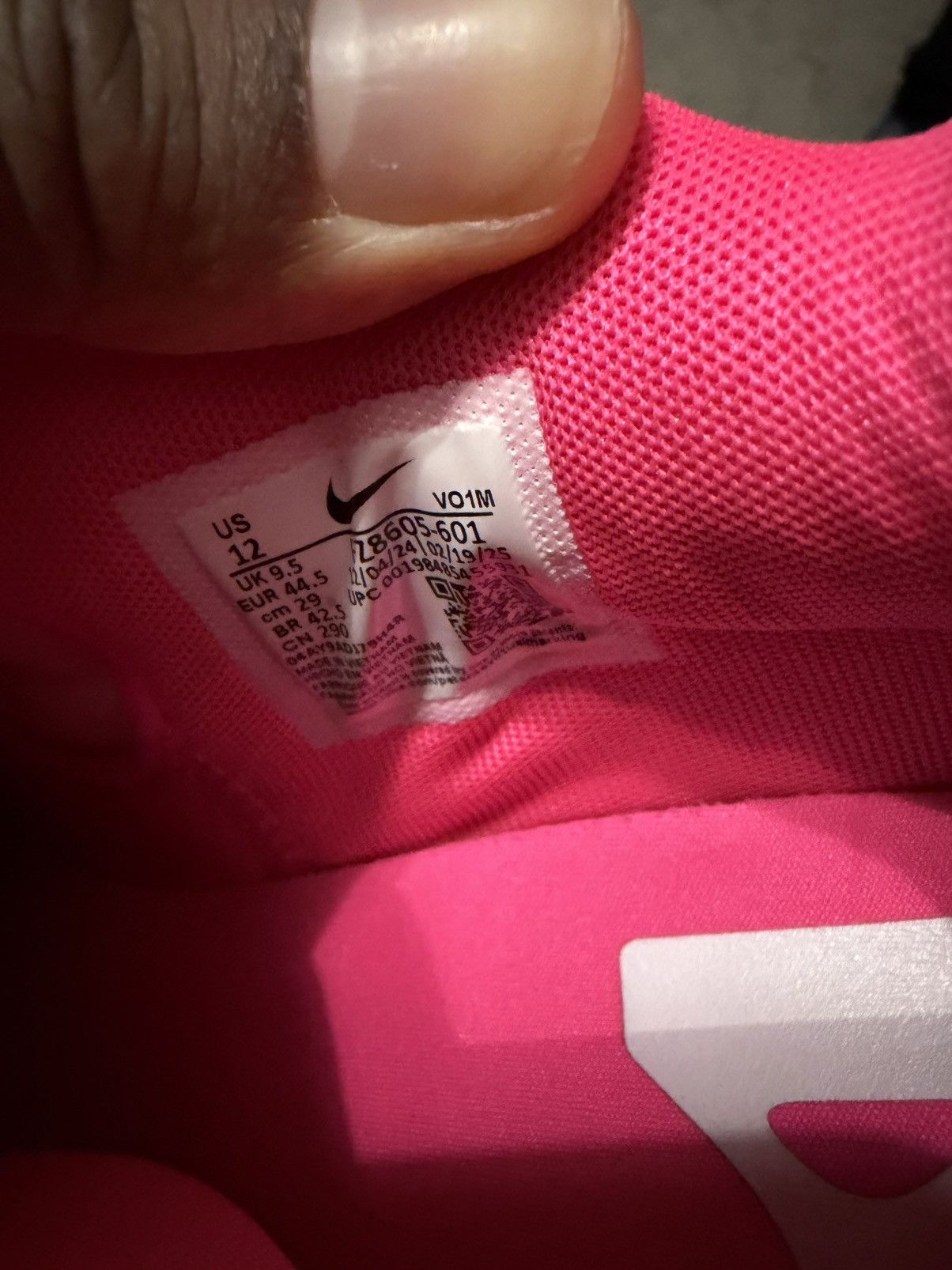 Nike Nike A’One “Pink A’ura”, Men size 10.5, women size 12 Size US 12 / IT 42 - 7 Thumbnail