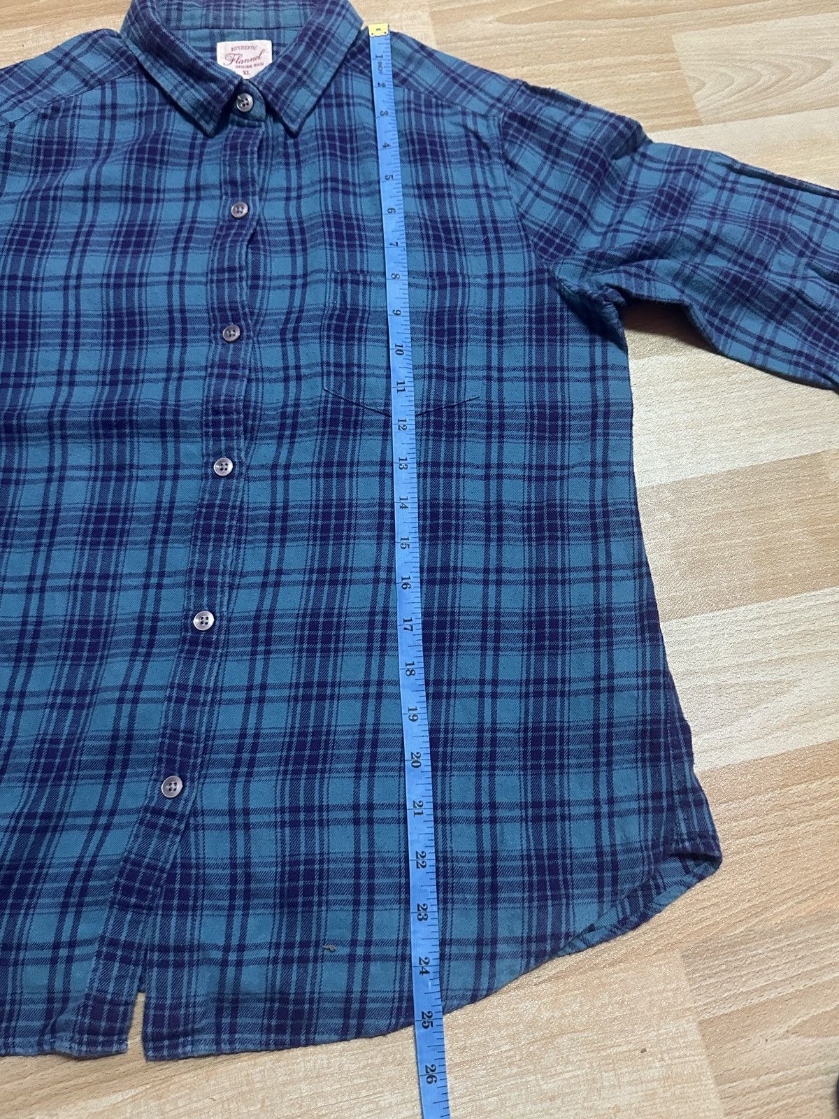 Flannel × Uniqlo × Vintage Flannel Longsleeve Uniqlo Buttons Shirt Size US M / EU 48-50 / 2 - 8 Thumbnail