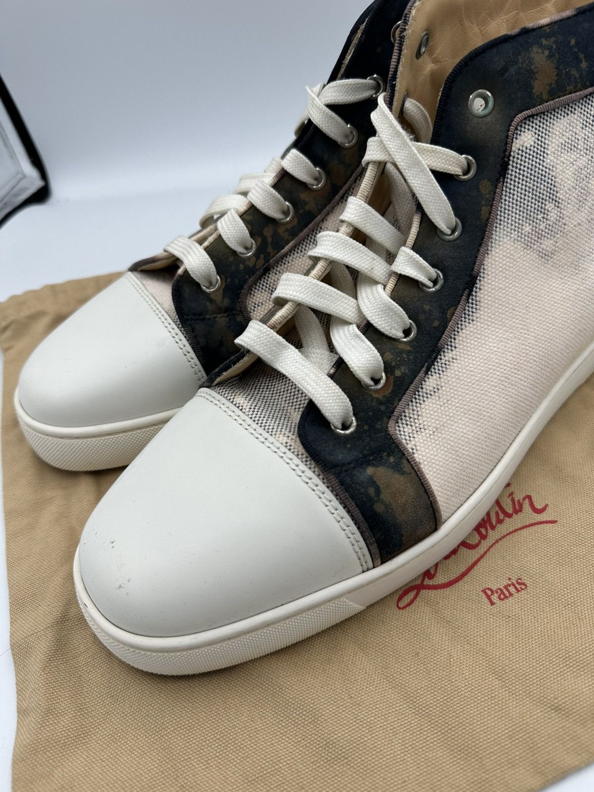 Christian Louboutin Christian Louboutin High Top Sneakers Size US 13 / EU 46 - 9 Thumbnail