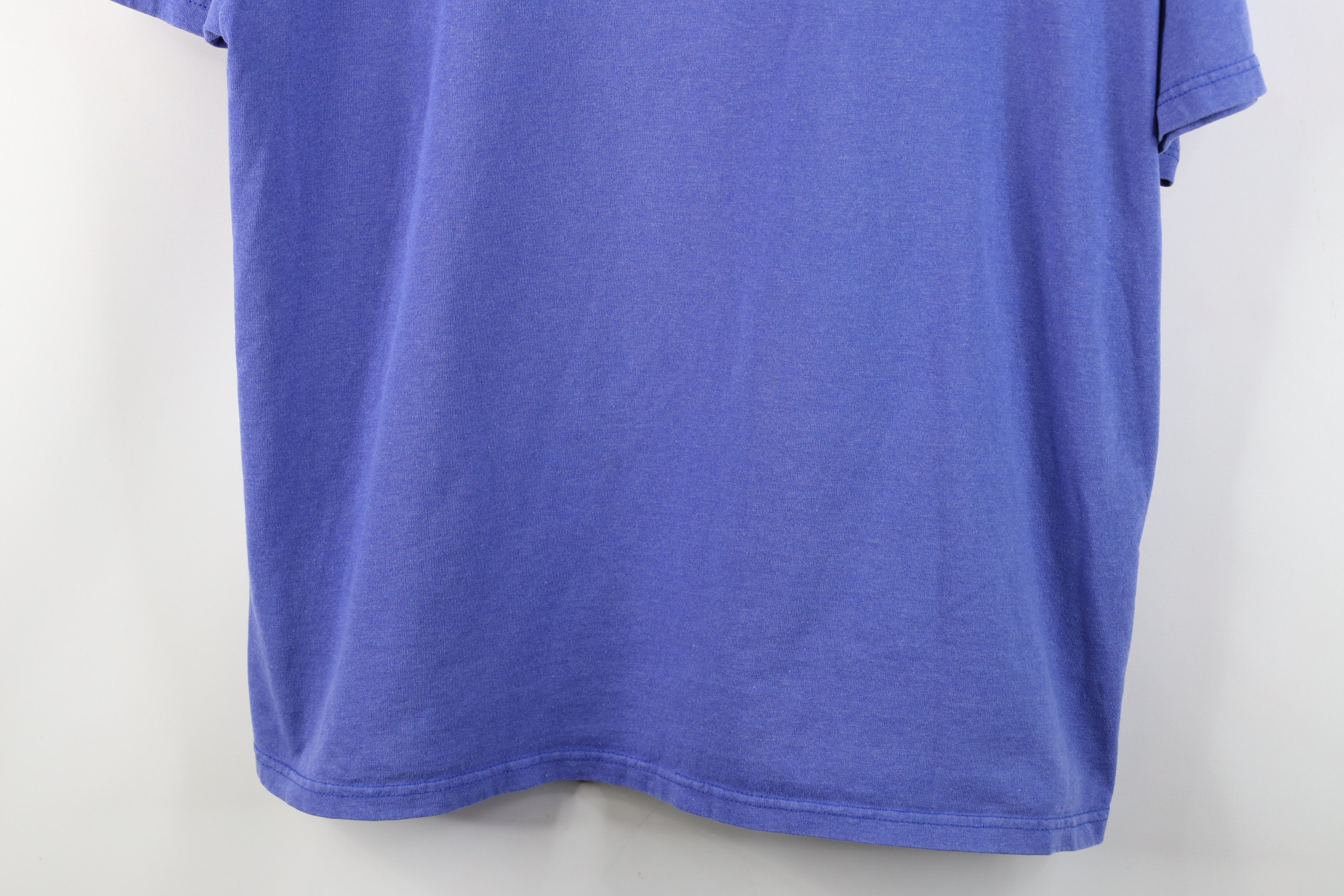 Champion Vintage 90s Champion Monochrome Heavyweight T-Shirt Blue Size US L / EU 52-54 / 3 - 3 Thumbnail
