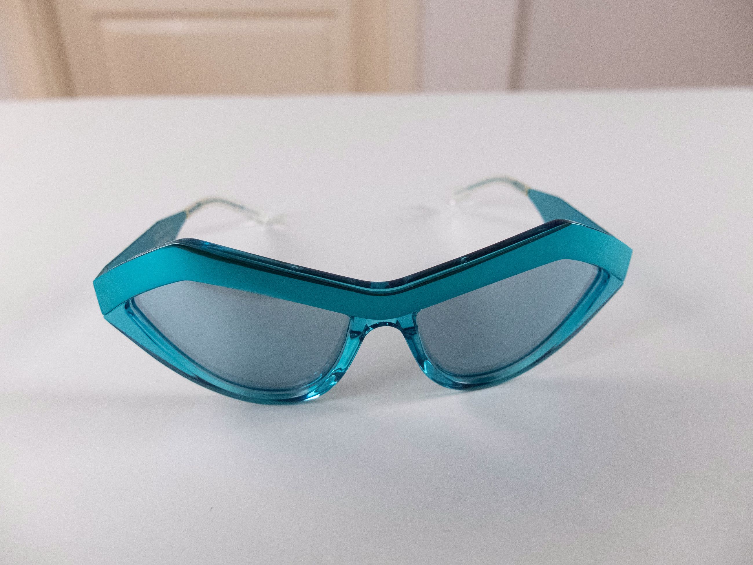 Bottega Veneta BOTTEGA VENETA Original 07 blue cateye sunglasses Japan q Size ONE SIZE - 5 Thumbnail
