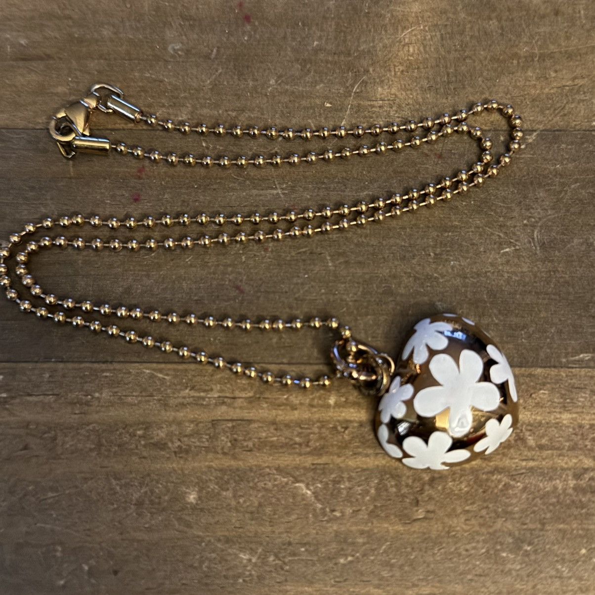 Other Folli Follie gold tone floral puffed heart pendant necklace Size ONE SIZE - 3 Thumbnail