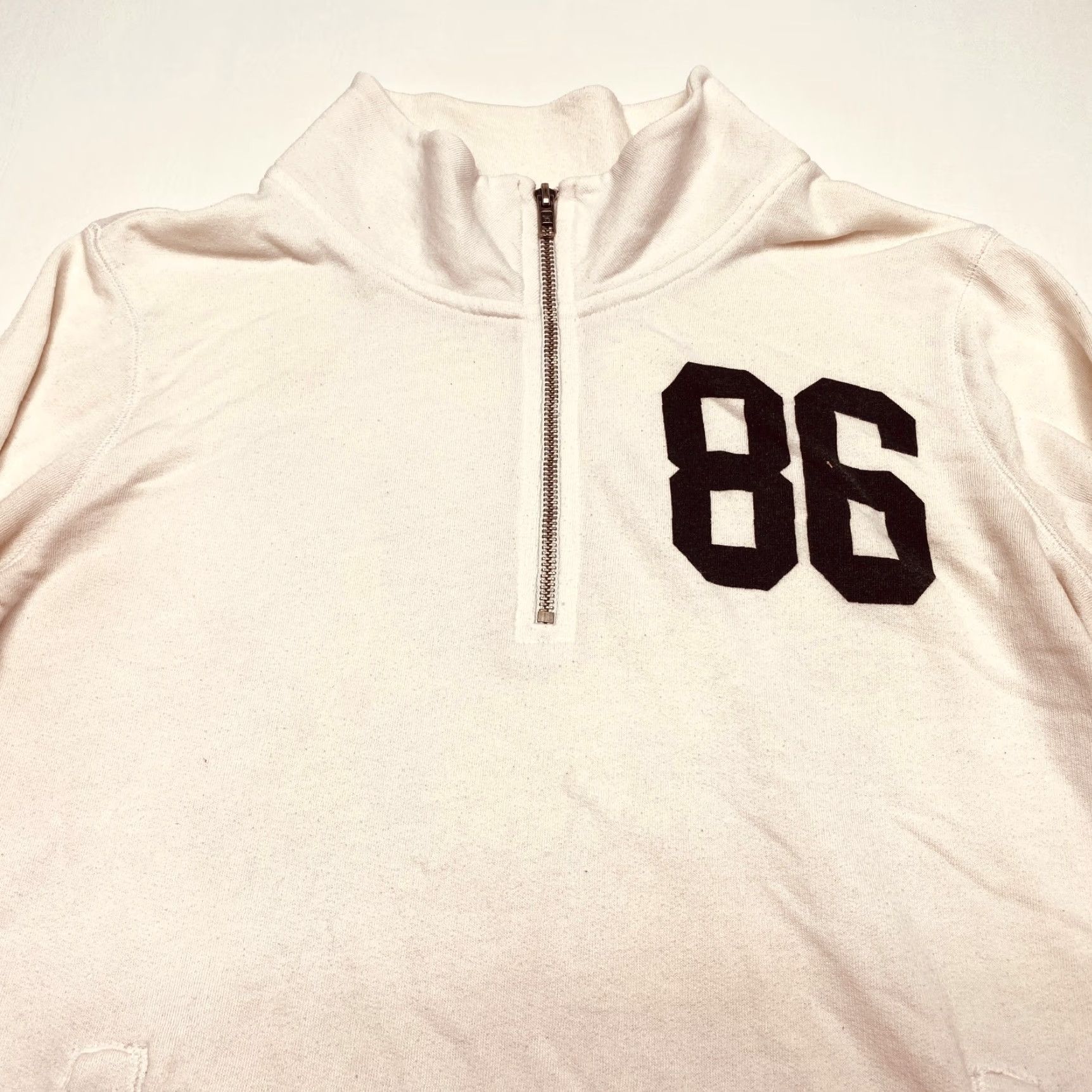 Victoria's Secret Victoria's Secret Sweatshirt Womens Large White Logo 86 7616 1/4 Zip Size L / US 10 / IT 46 - 5 Thumbnail