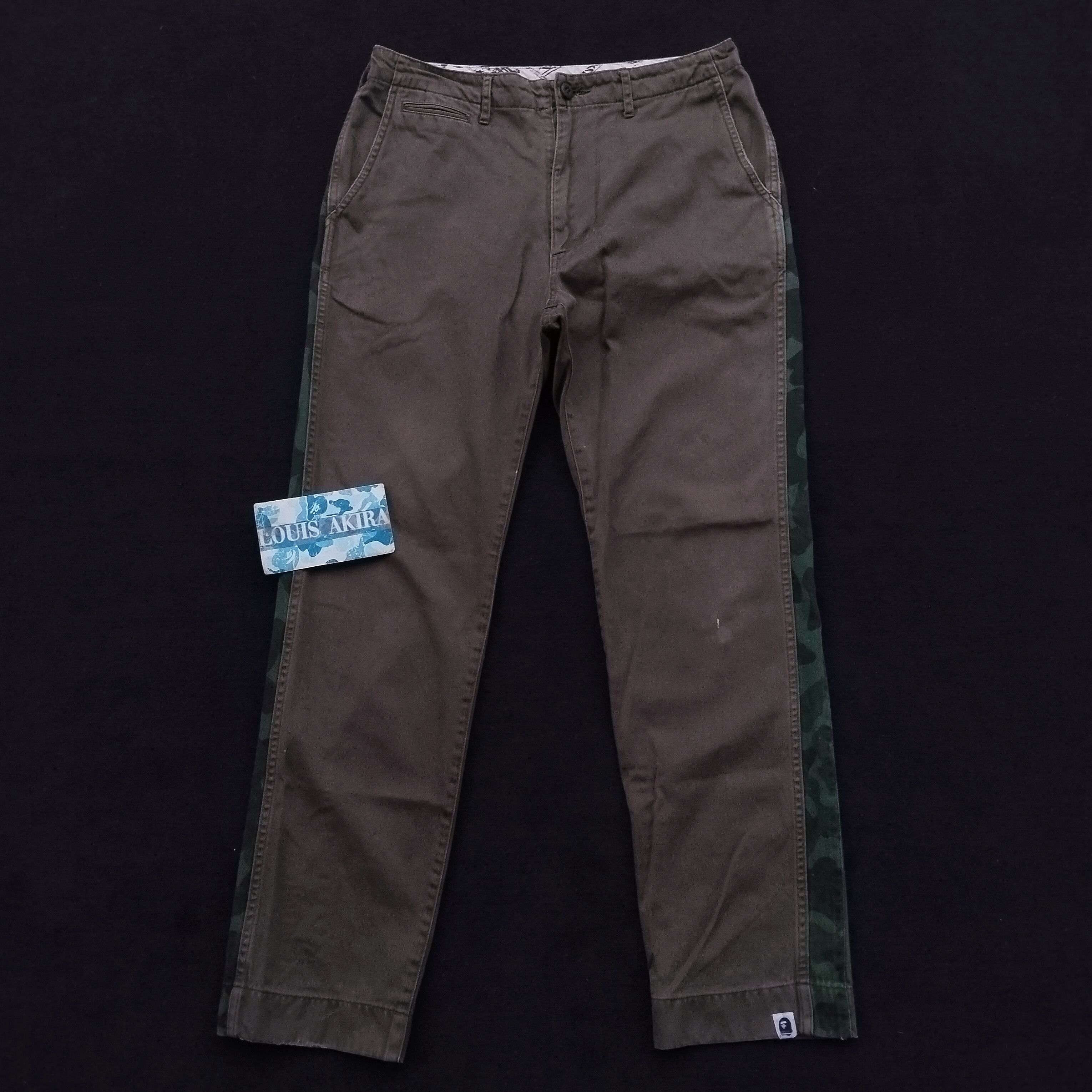 Bape 2011 Bape Side Lline Chino Pants Size US 32 / EU 48 - 1 Thumbnail