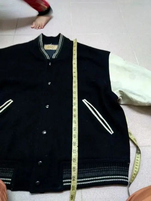 Vintage Melrose Varsity Jacket Leather Sleeve Size US M / EU 48-50 / 2 - 4 Thumbnail