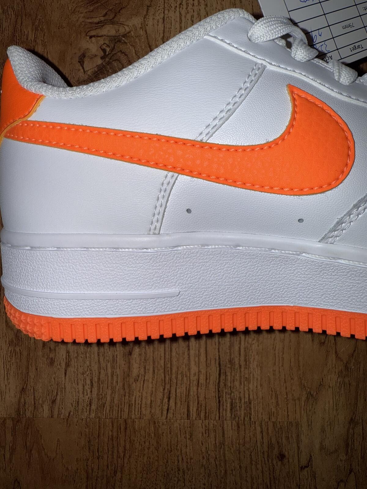Nike Nike Air Force 1 Low White Bright Safety Orange (GS) Sample Size US 5 / EU 37 - 8 Thumbnail