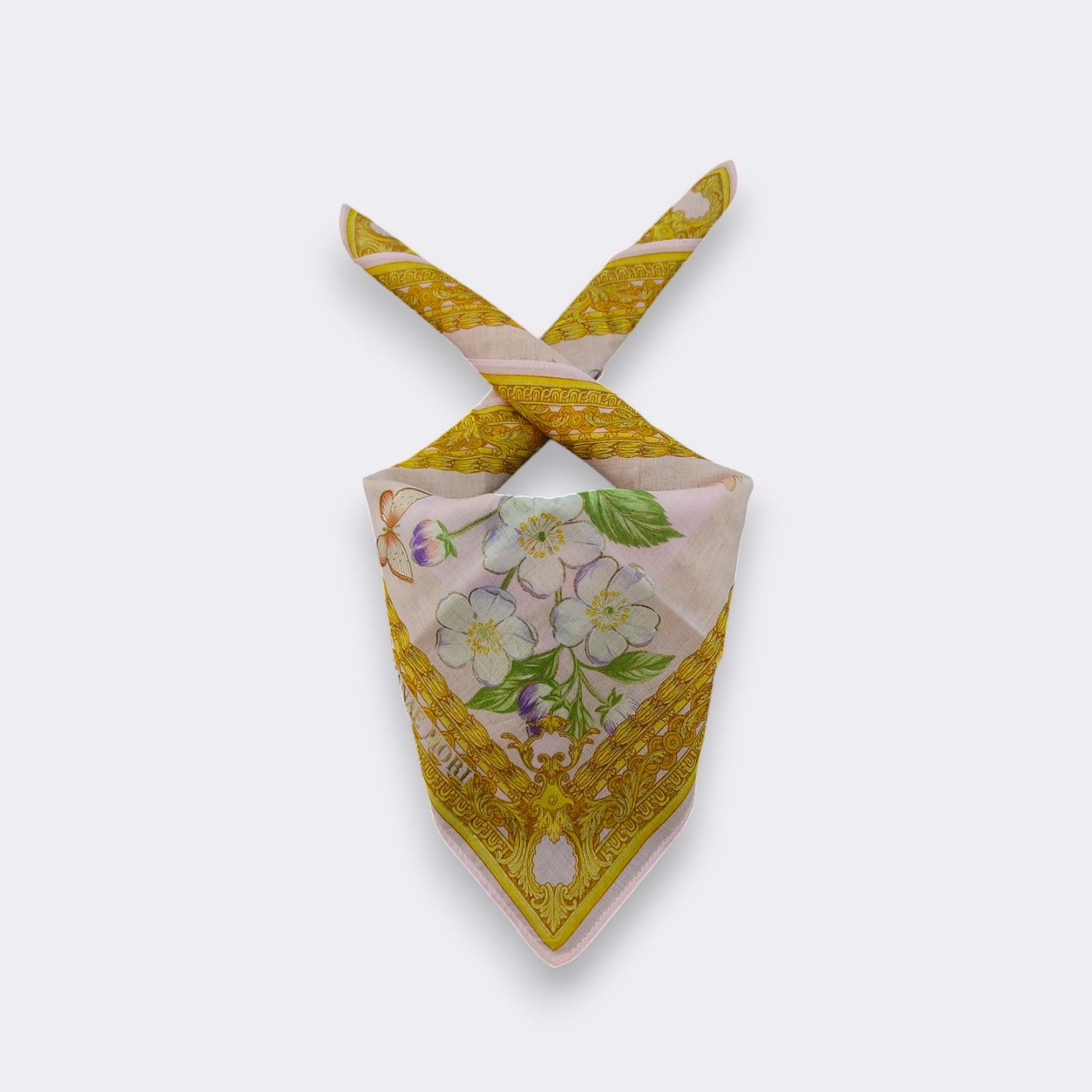 Hanae Mori Vintage Hanae Mori Handkerchief Neckerchief Bandana H253G Size ONE SIZE - 1 Thumbnail