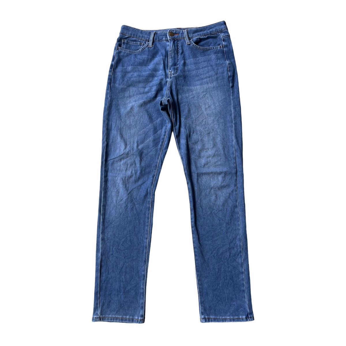 Japanese Brand Fieldcore Strechable Denim Slim Fit Pants Size 30" / US 8 / IT 44 - 1 Thumbnail