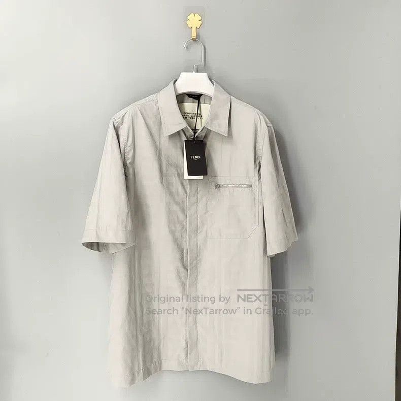 Fendi Fendi Dark print pocket zip short-sleeve shirt Size US M / EU 48-50 / 2 - 1 Thumbnail