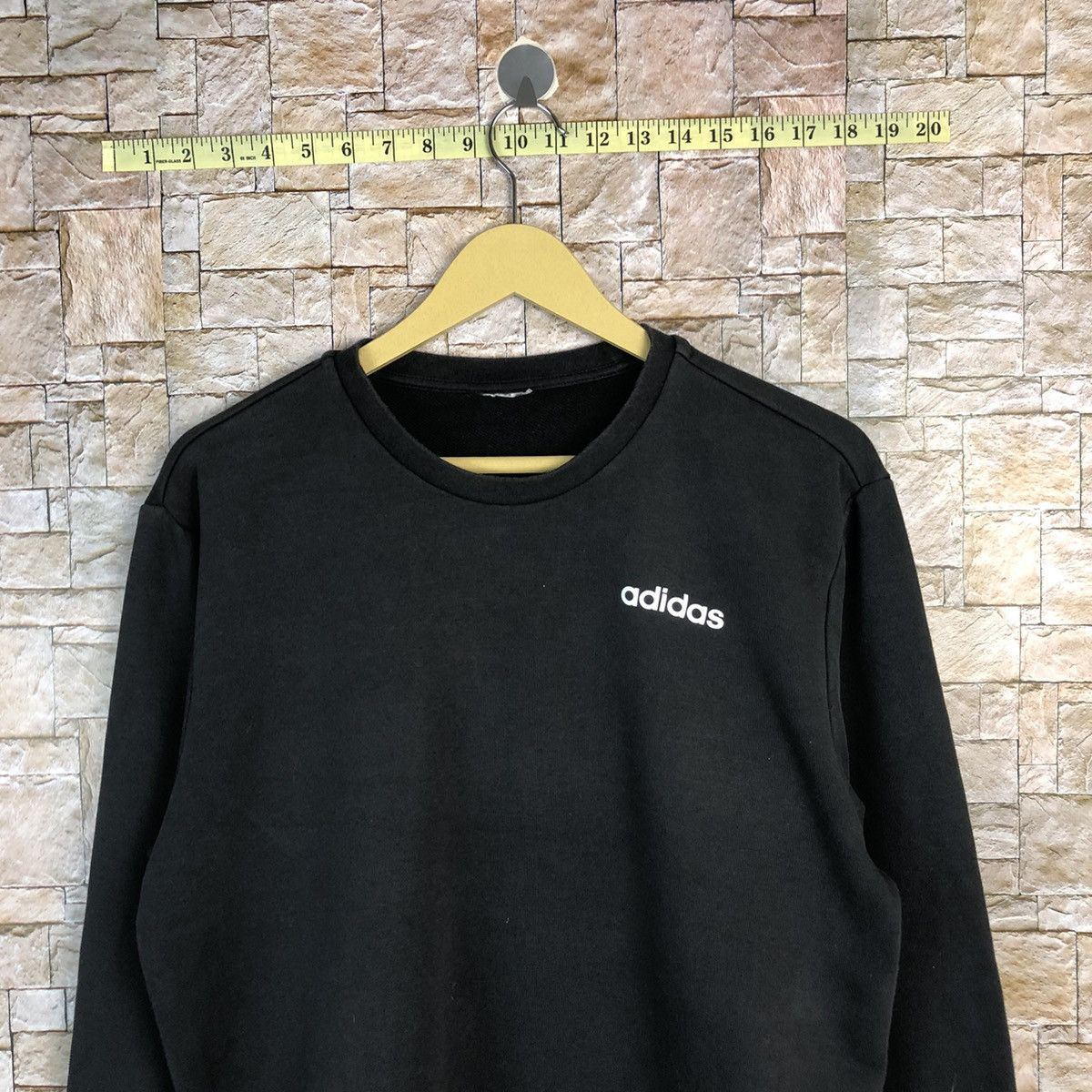 Vintage Black Sweatshirt #A411 Size US M / EU 48-50 / 2 - 2 Thumbnail