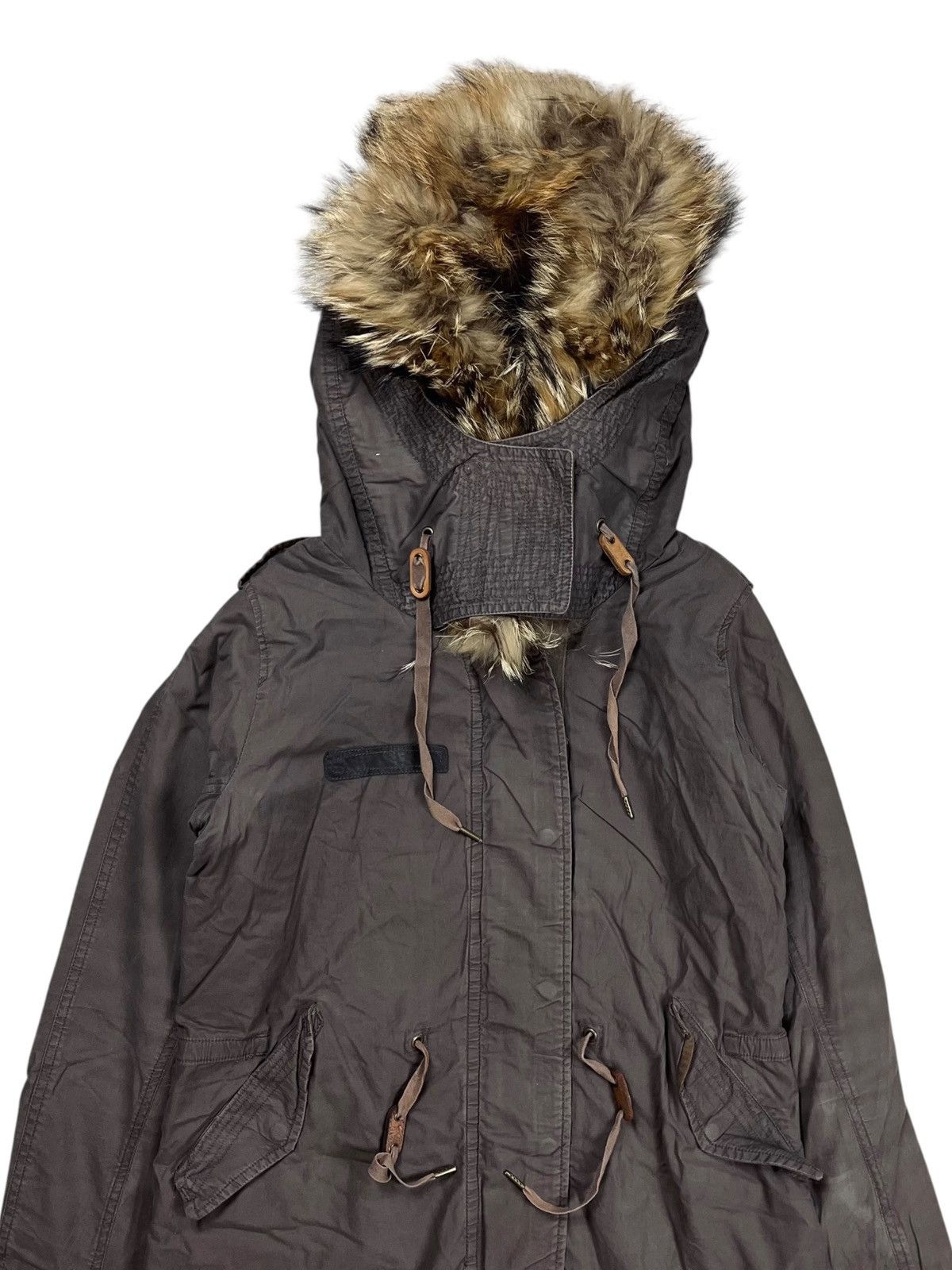GOA 2000s GOA - Apocalypse Style Fur Hoodie Parka Jacket Size US M / EU 48-50 / 2 - 5 Thumbnail