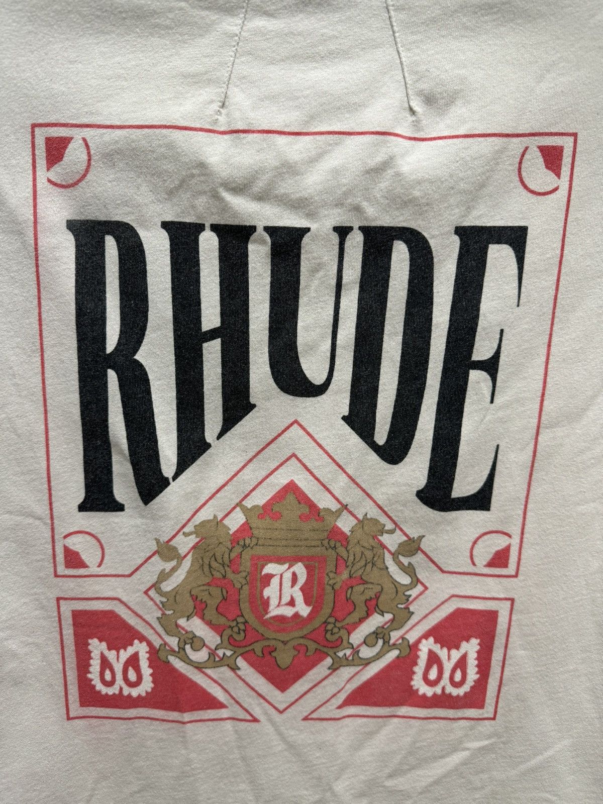 Rhude Rhude big logo t-shirt Xl sz made in usa MADEINUSA Size US XL / EU 56 / 4 - 15 Thumbnail