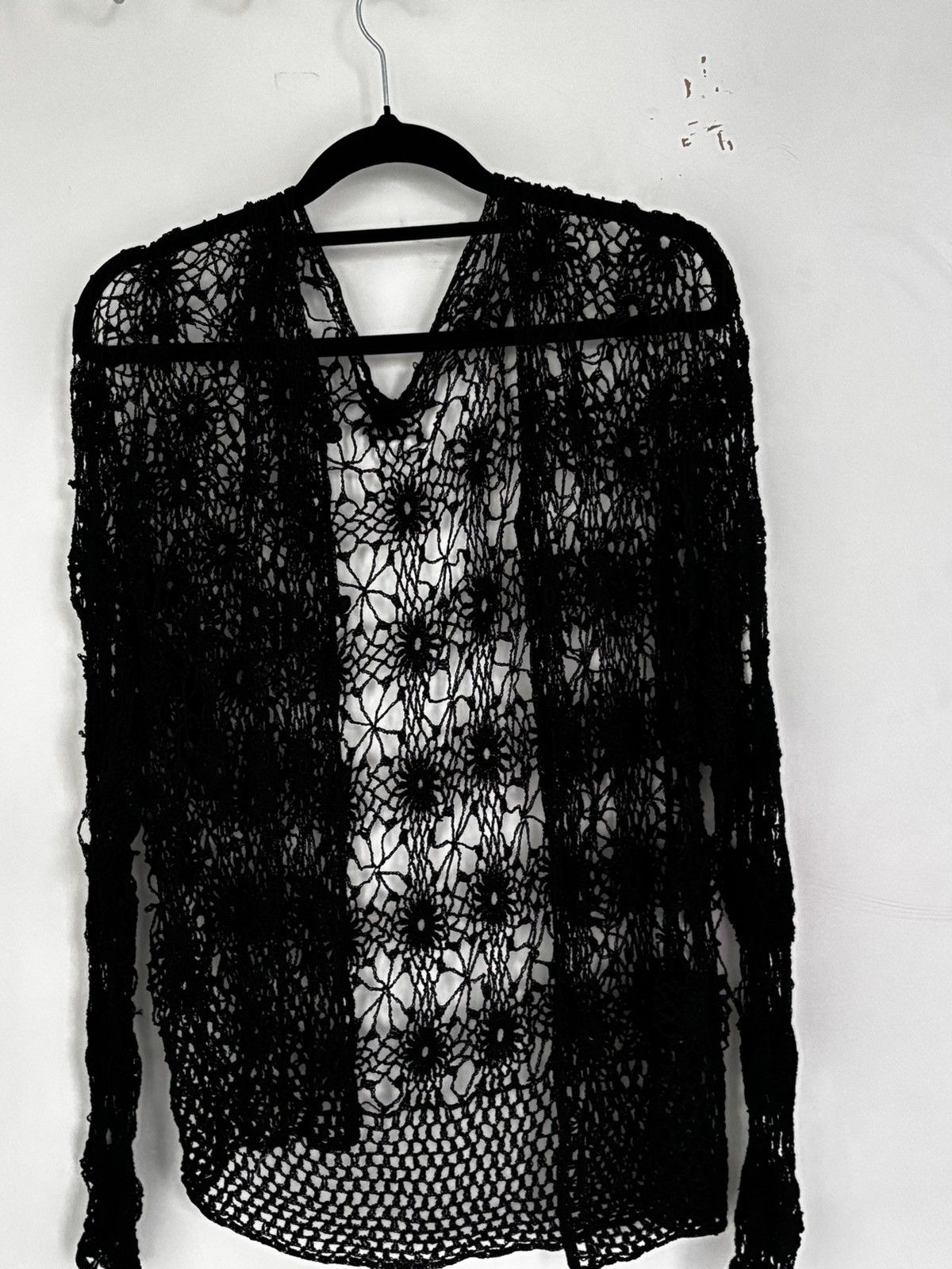 Vintage Avant garde - Cutout black gothic coverup Size S / US 4 / IT 40 - 3 Thumbnail