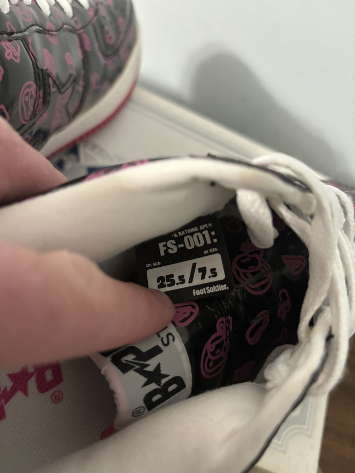Bape A Bathing Ape Bape Sta Milo Junk Food Pink Size US 7.5 / EU 40-41 - 8 Thumbnail