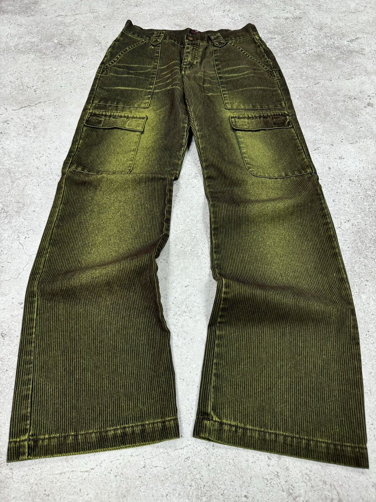 Vintage 00s Faded Rick Owens Style Corduroy Pants