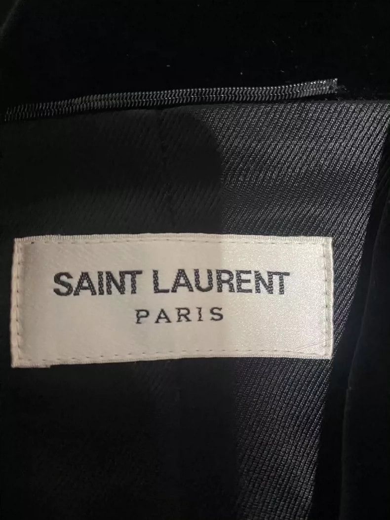 Saint Laurent Paris Saint Laurent Paris 16 FW Red Velvet Court Jacket 2505-Next Size US M / EU 48-50 / 2 - 4 Thumbnail