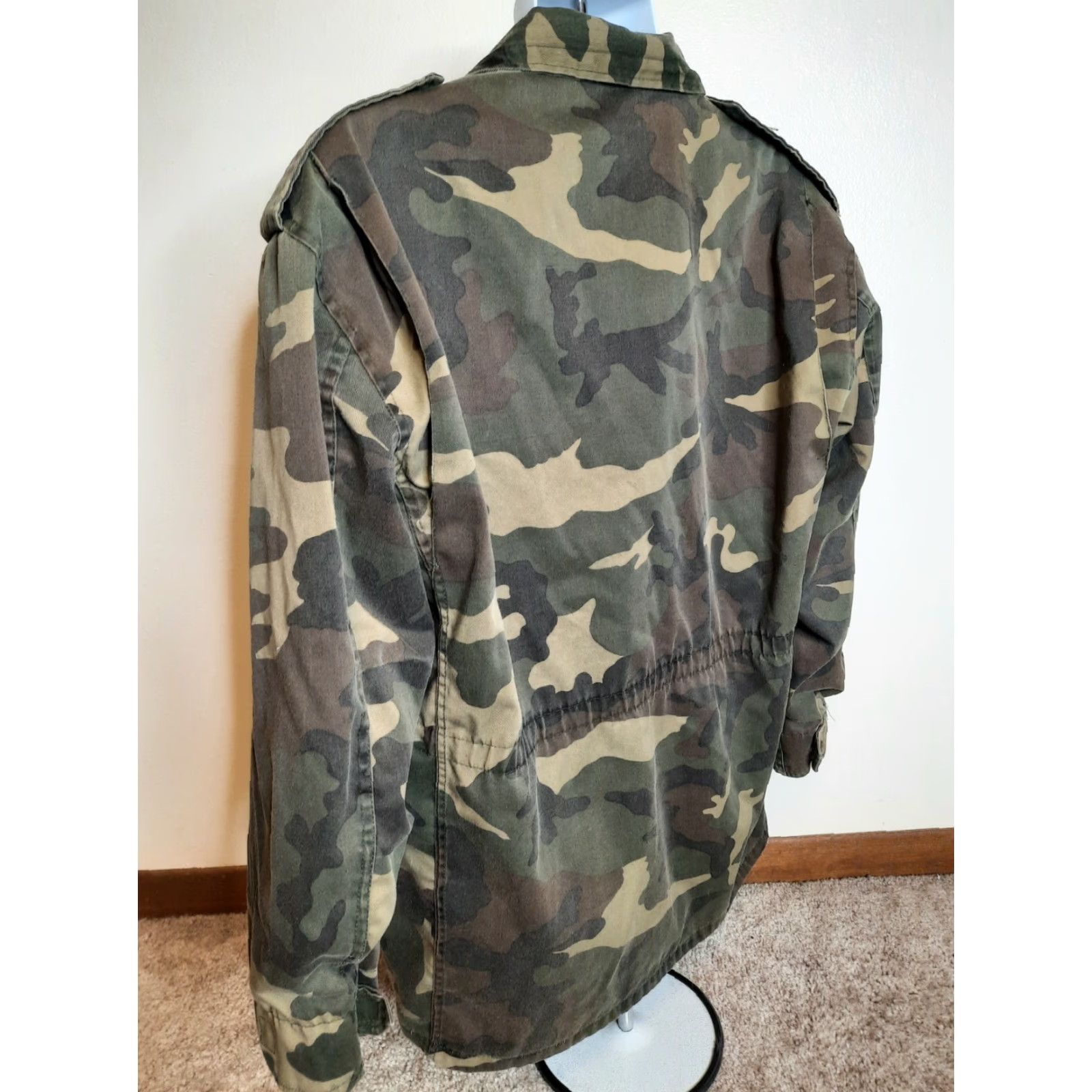 Vintage VINTAGE Duck Bay Camouflage Coat/Jacket Hunting Large Denim Camo Men Size US L / EU 52-54 / 3 - 4 Thumbnail
