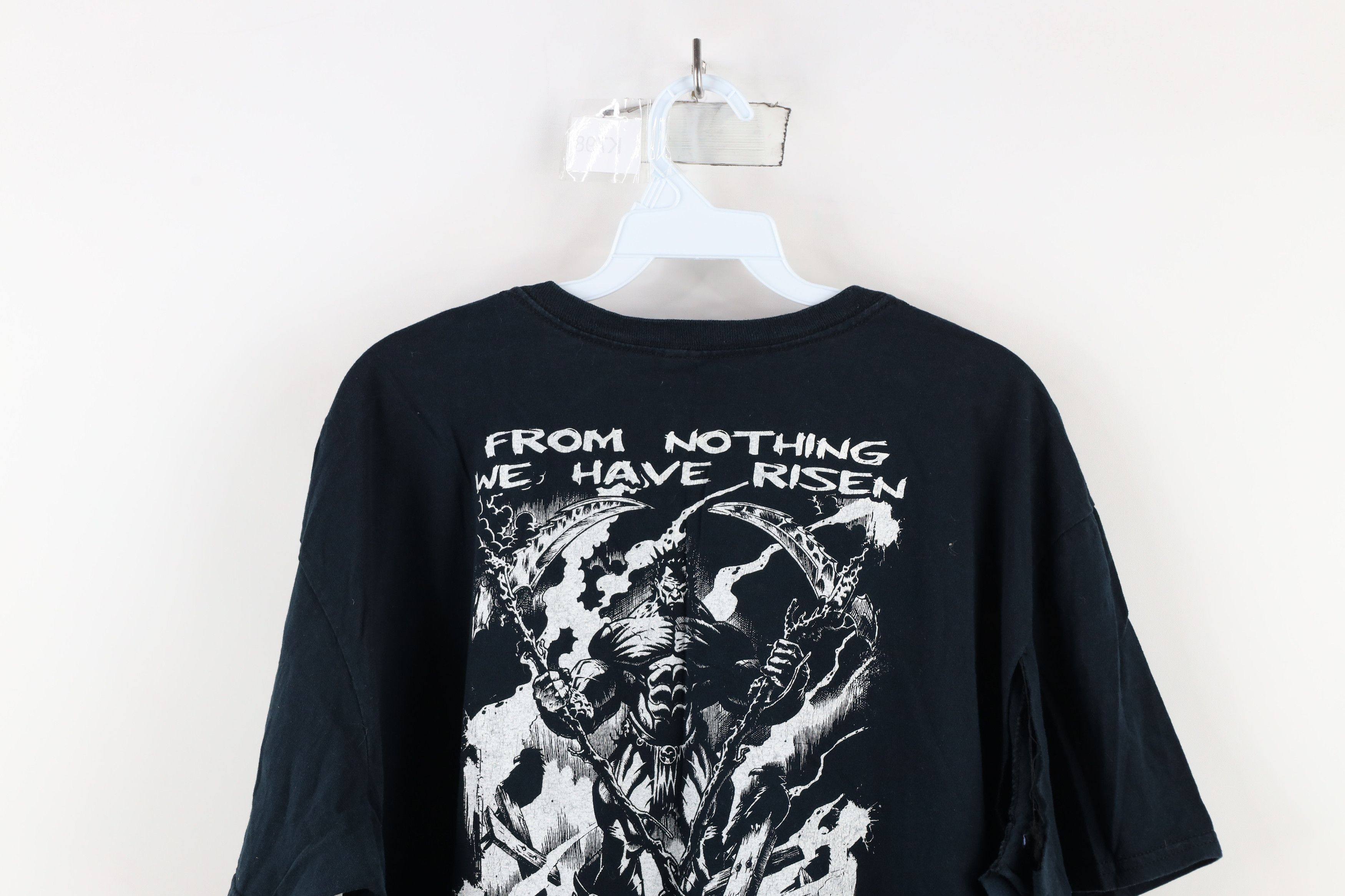 Vintage Vintage Streetwear Iron Asylum Gym Weightlifting T-Shirt Size US XXL / EU 58 / 5 - 13 Thumbnail