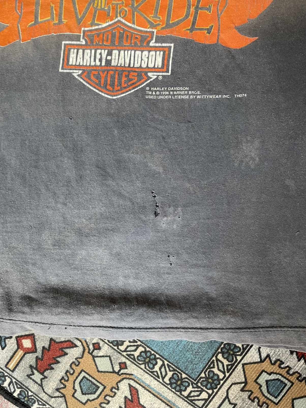 Harley Davidson Vintage Harley Davidson Taz Size US M / EU 48-50 / 2 - 4 Thumbnail