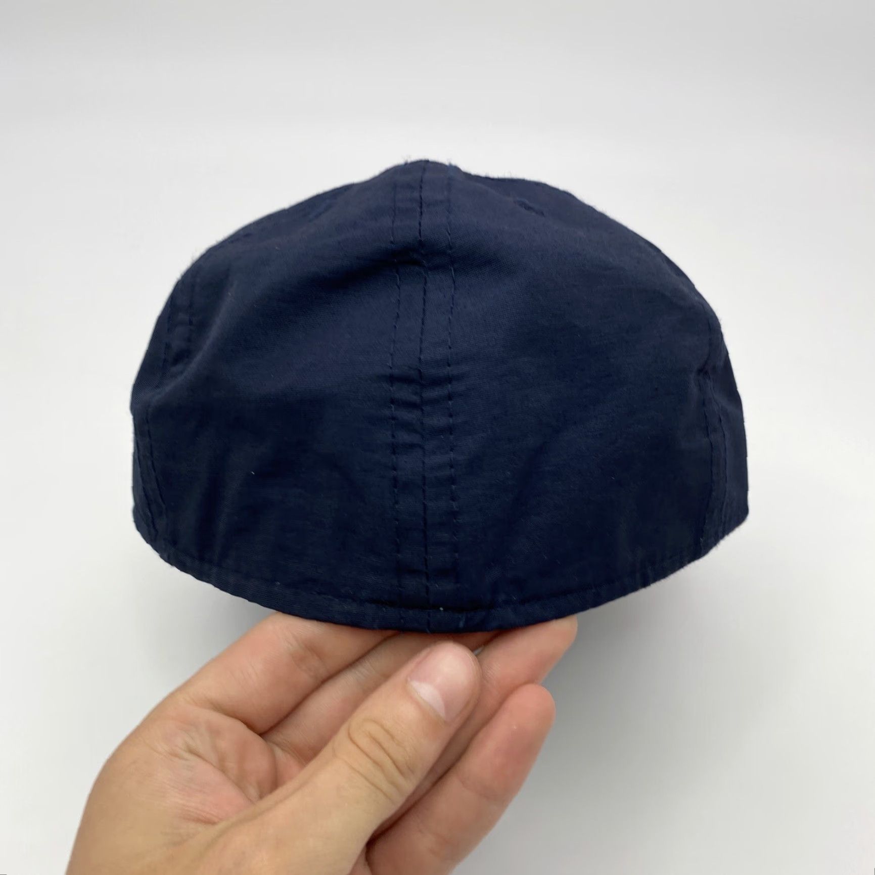 Paa VINTAGE Paa Fitted 6-Panel Baseball Cap Mens Adjustable Navy Blue Twill Lightweight Classic Size ONE SIZE - 4 Thumbnail