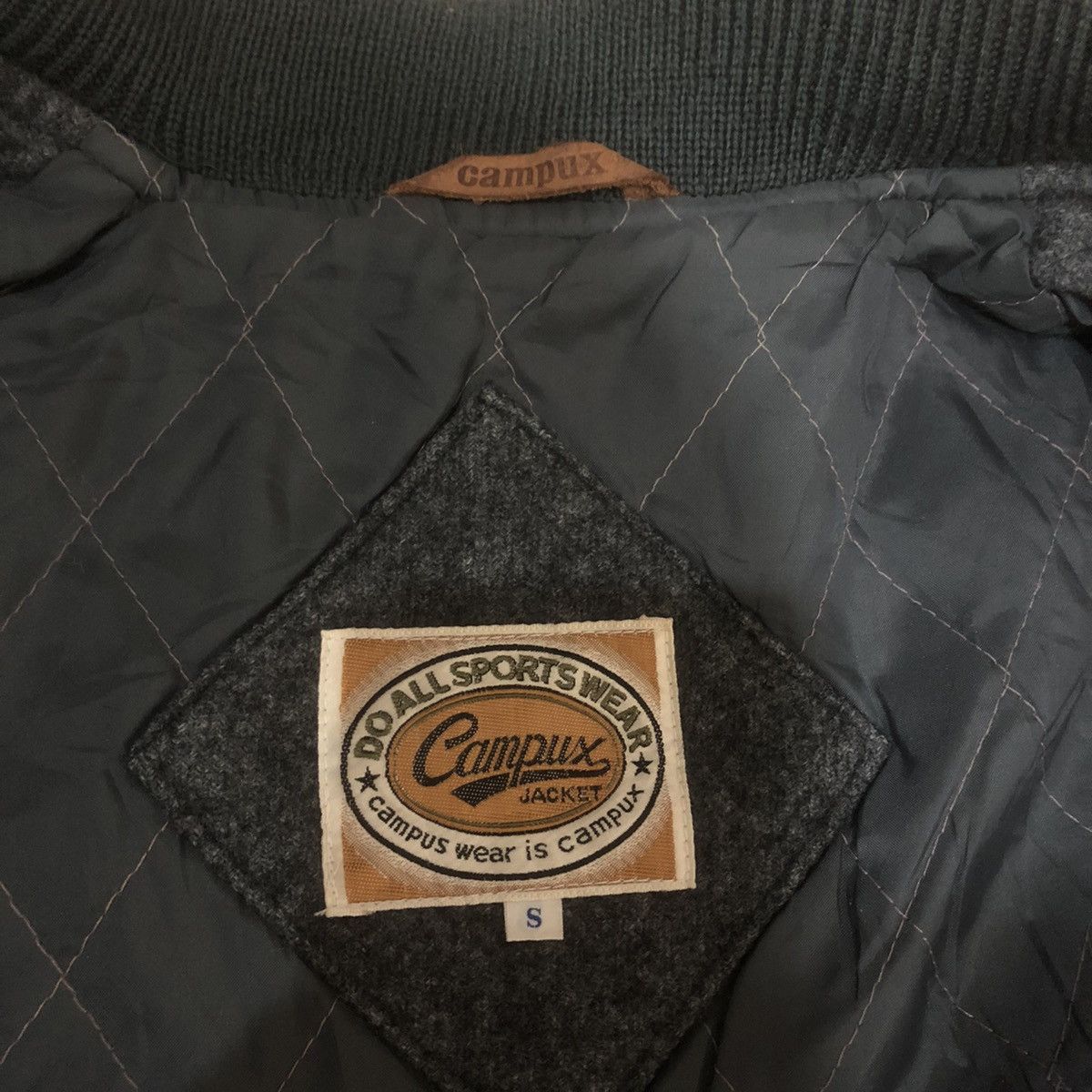 Japanese Brand Kids Campux Wool Varsity Jacket Size US S / EU 44-46 / 1 - 6 Thumbnail