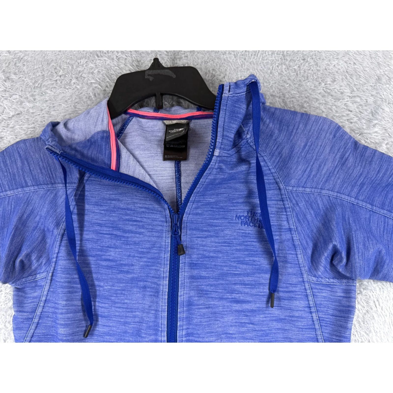 The North Face The North Face Jacket Womens Medium Blue Full Zip Hooded Denim Polyester Blend Size M / US 6-8 / IT 42-44 - 5 Thumbnail