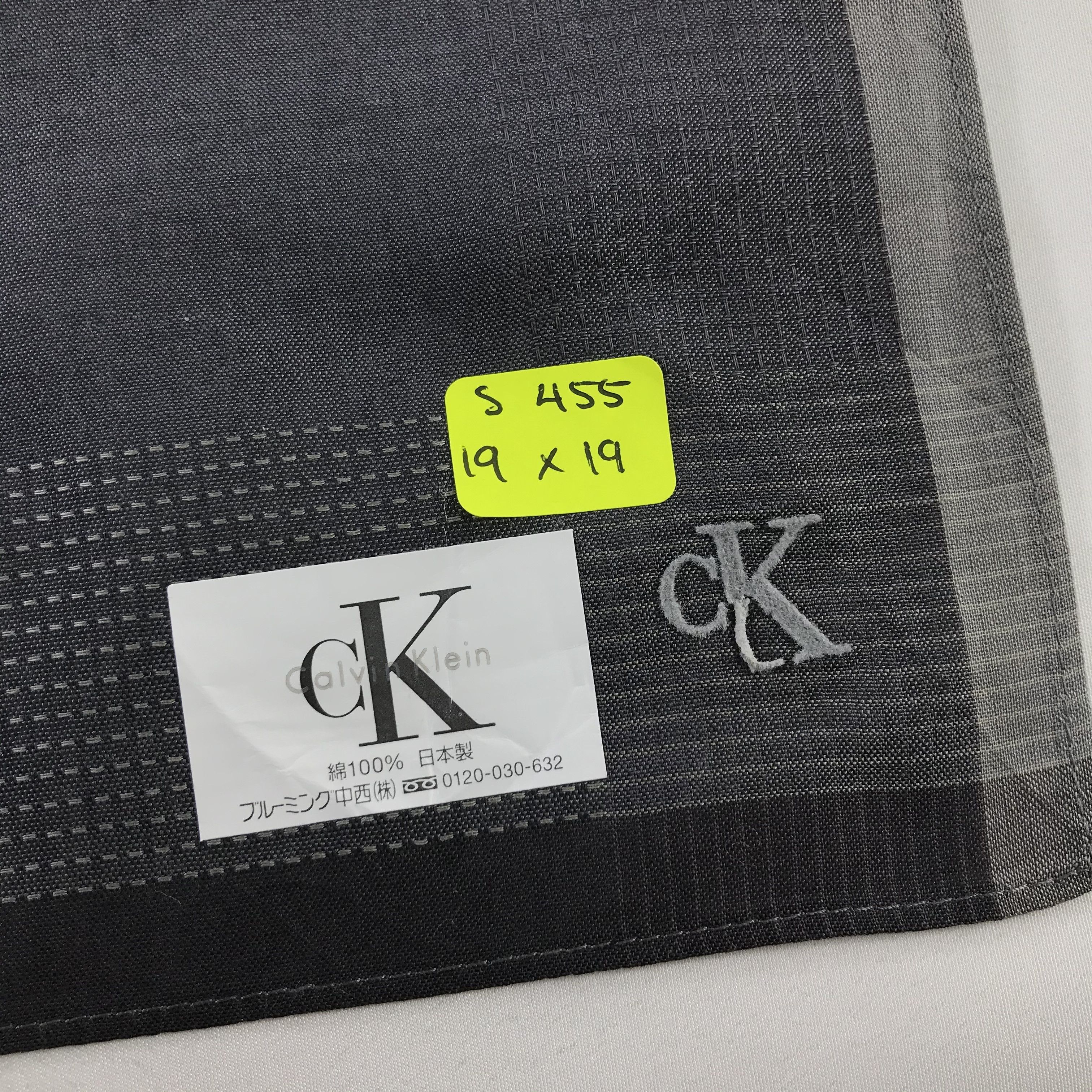 Calvin Klein × Vintage Calvin Klein Bandana / Handkerchief / Neckerchief - S455 Size ONE SIZE - 5 Thumbnail