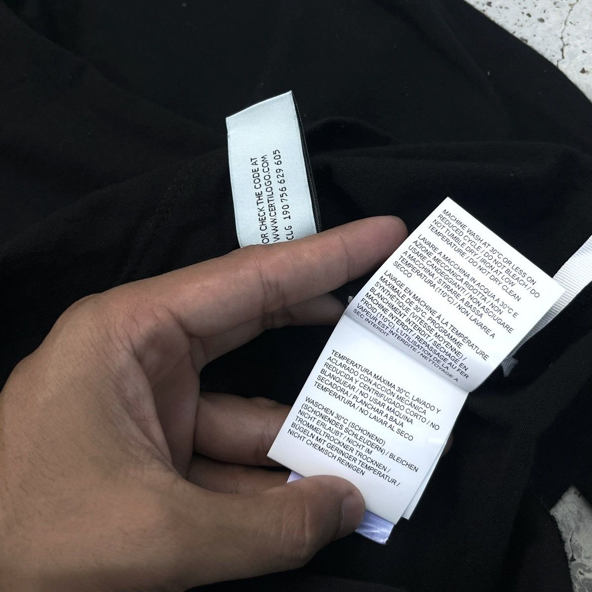 Off-White Off White Virgil Abloh Pink Marker Cross Design Longsleeve Size US S / EU 44-46 / 1 - 11 Thumbnail