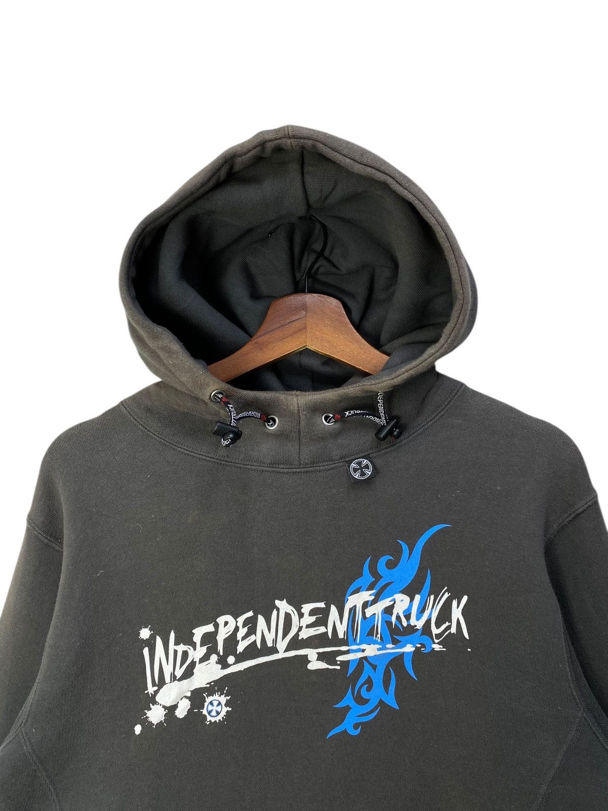 Independent Truck Co. Independent Truck Hoodie Big Spellout Pullover Jumper Size M Size US M / EU 48-50 / 2 - 2 Thumbnail