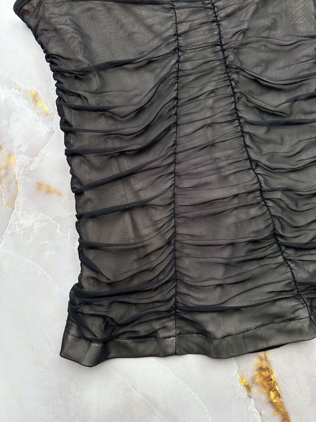 Japanese Brand Vintage Pleated Tank Top Size XS / US 0-2 / IT 36-38 - 4 Thumbnail