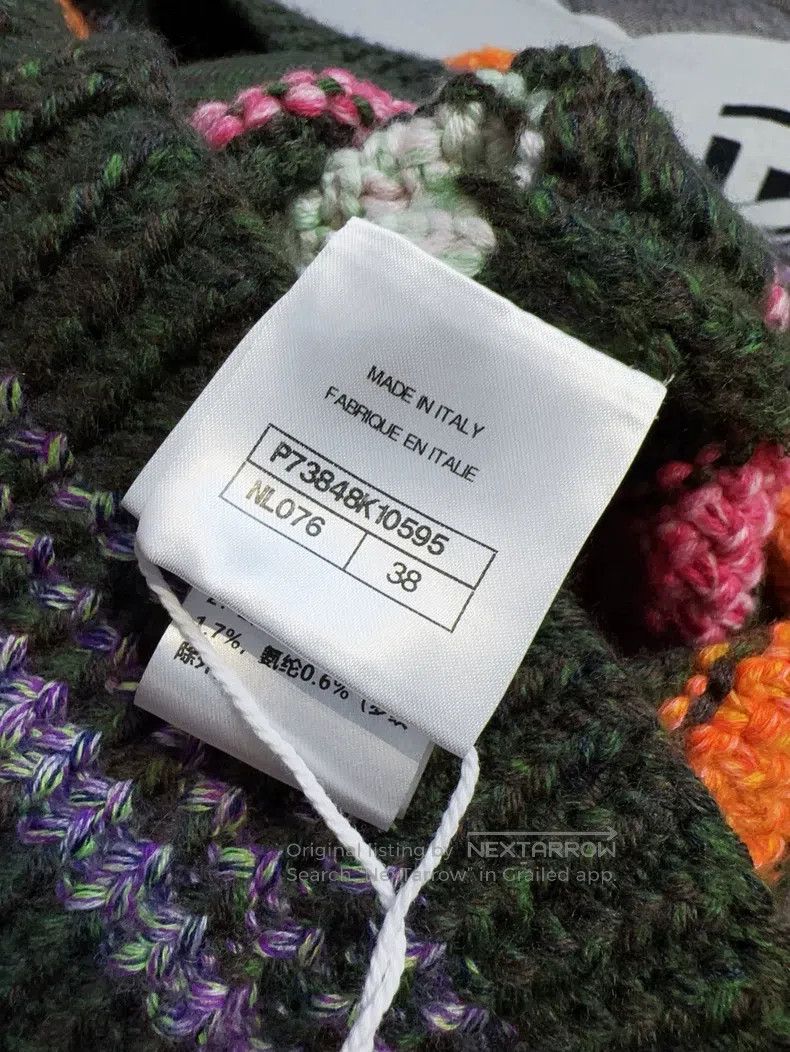 Chanel Chanel 22K autumn and winter show green colourful striped Size XS / US 0-2 / IT 36-38 - 6 Thumbnail