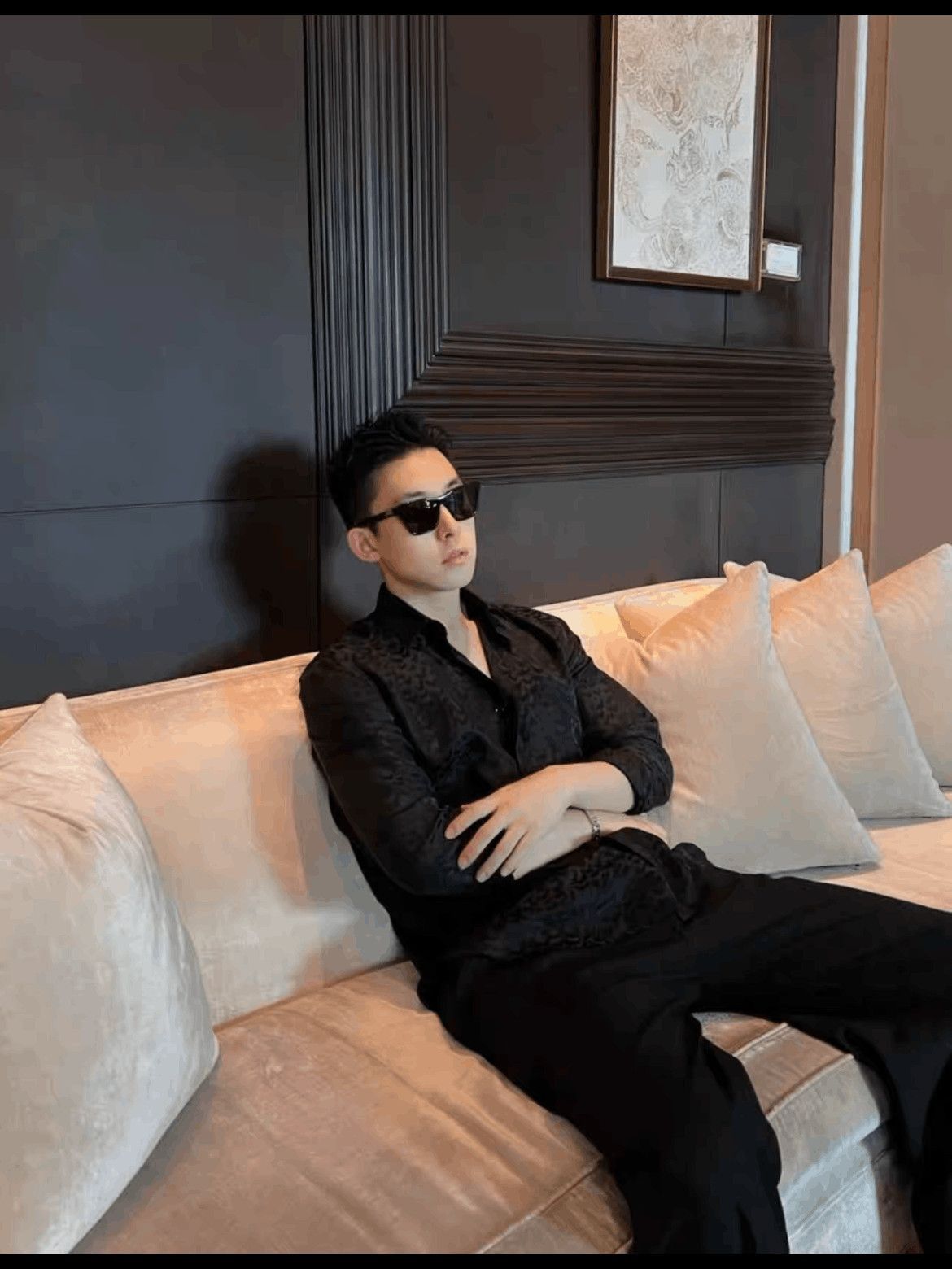 cherylSAINT LAURENT PARIS 22AWシルクボンバー cherylSAINT LAURENT